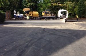 a tarmac company has finished work on a job